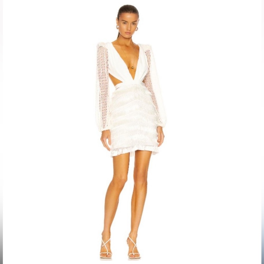 PATBO Fringe Mini dress